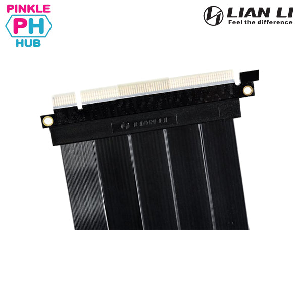 LIAN LI PCI-e 4.0 X16 Riser Cable - Black, Gen 4.0 (upto 31GT/s bit rate), 200mm