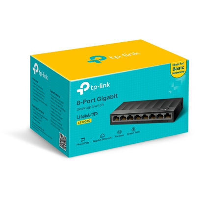 Tp-Link LS1008 I 8-Port 10/100/1000Mbps Desktop Switch