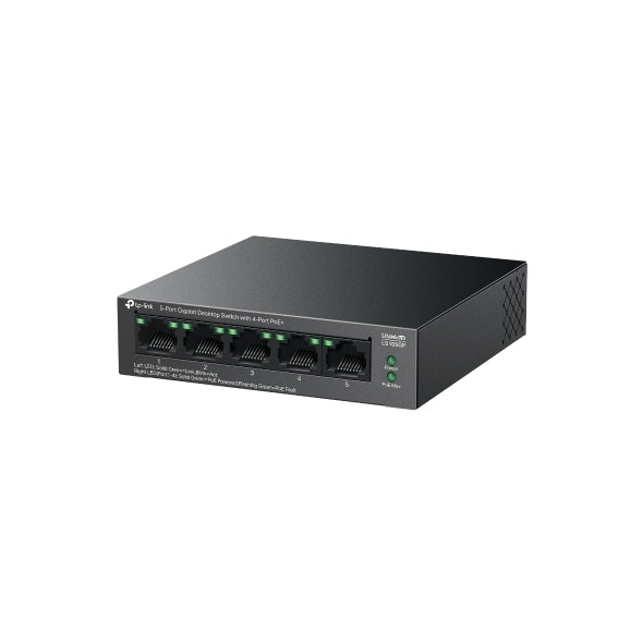 Tp-Link LS105GP I 5-Port Gigabit Desktop Switch with 4-Port PoE+