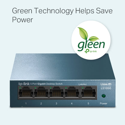 Tp-Link LS105G I 5-Port 10/100/1000Mbps Desktop Switch