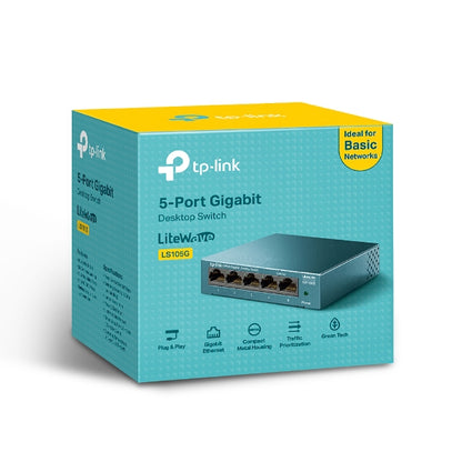 Tp-Link LS105G I 5-Port 10/100/1000Mbps Desktop Switch