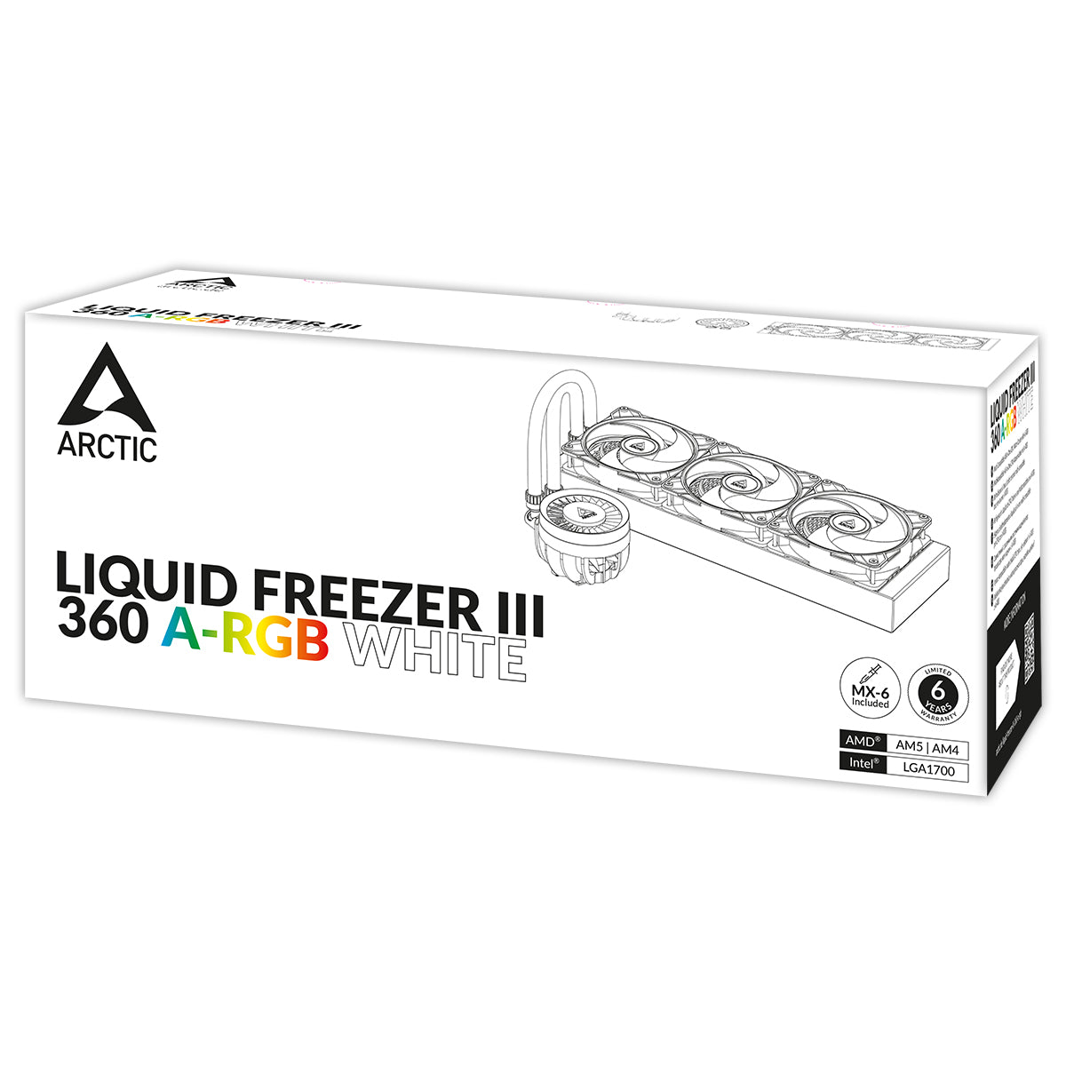 ARCTIC Liquid Freezer III 360 A-RGB (White)