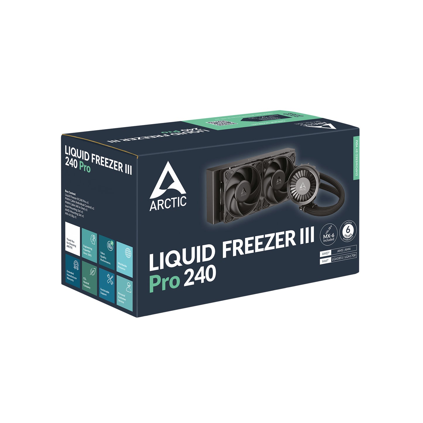 Arctic Liquid Freezer III Pro 240 Non ARGB/ARGB (Black)