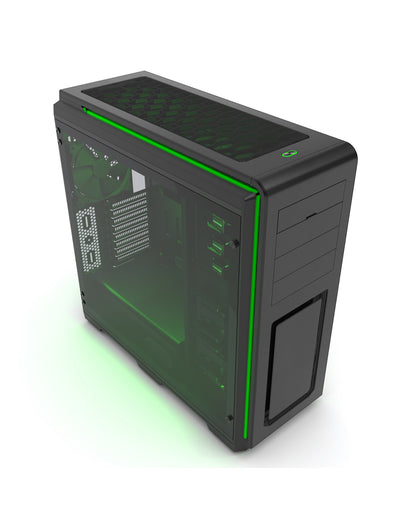 Phanteks Enthoo Luxe Full Tower, Tempered Glass Window w/ Multi Colors LED (PH-ES614LTG)