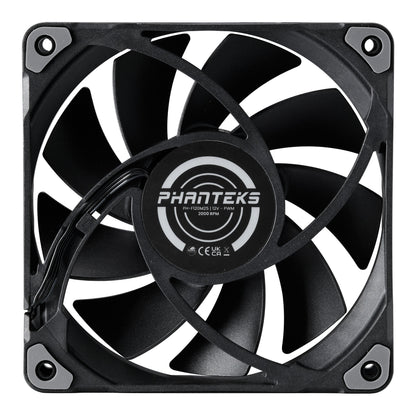 Phanteks M25-120 Fan, High-Airflow Radiator Performance, PWM Control up to 2000RPM, Daisy-Chain Cable, Black 3-Pack (PH-F120M25_PWM_BBK01_3P)