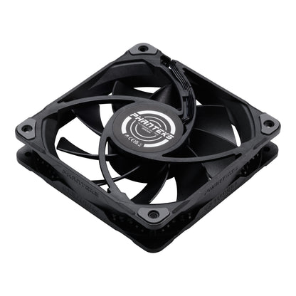 Phanteks M25-120 Fan, High-Airflow Radiator Performance, PWM Control up to 2000RPM, Daisy-Chain Cable, Black 3-Pack (PH-F120M25_PWM_BBK01_3P)