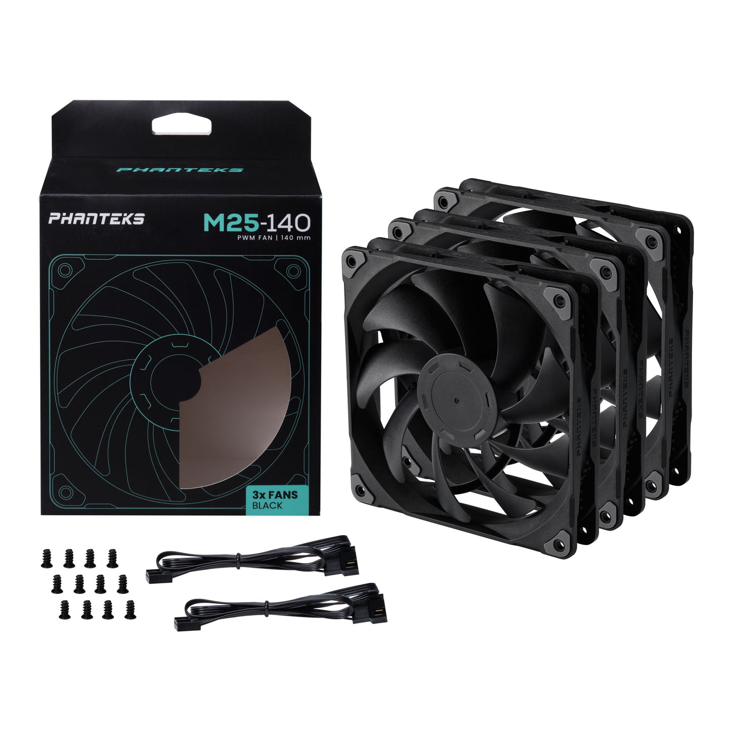 Phanteks F140M25 140MM FAN (PH-F140M25_PWM_BBK01_3P)