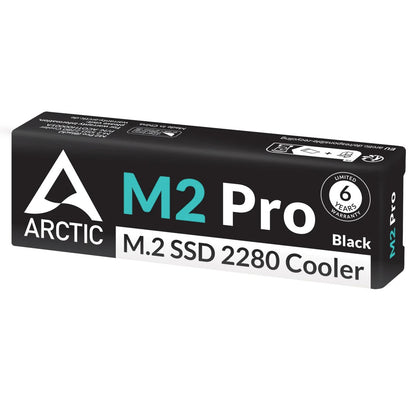 Pinklehub | Arctic M2 Pro (Black) SSD Cooler for M.2 Drives
