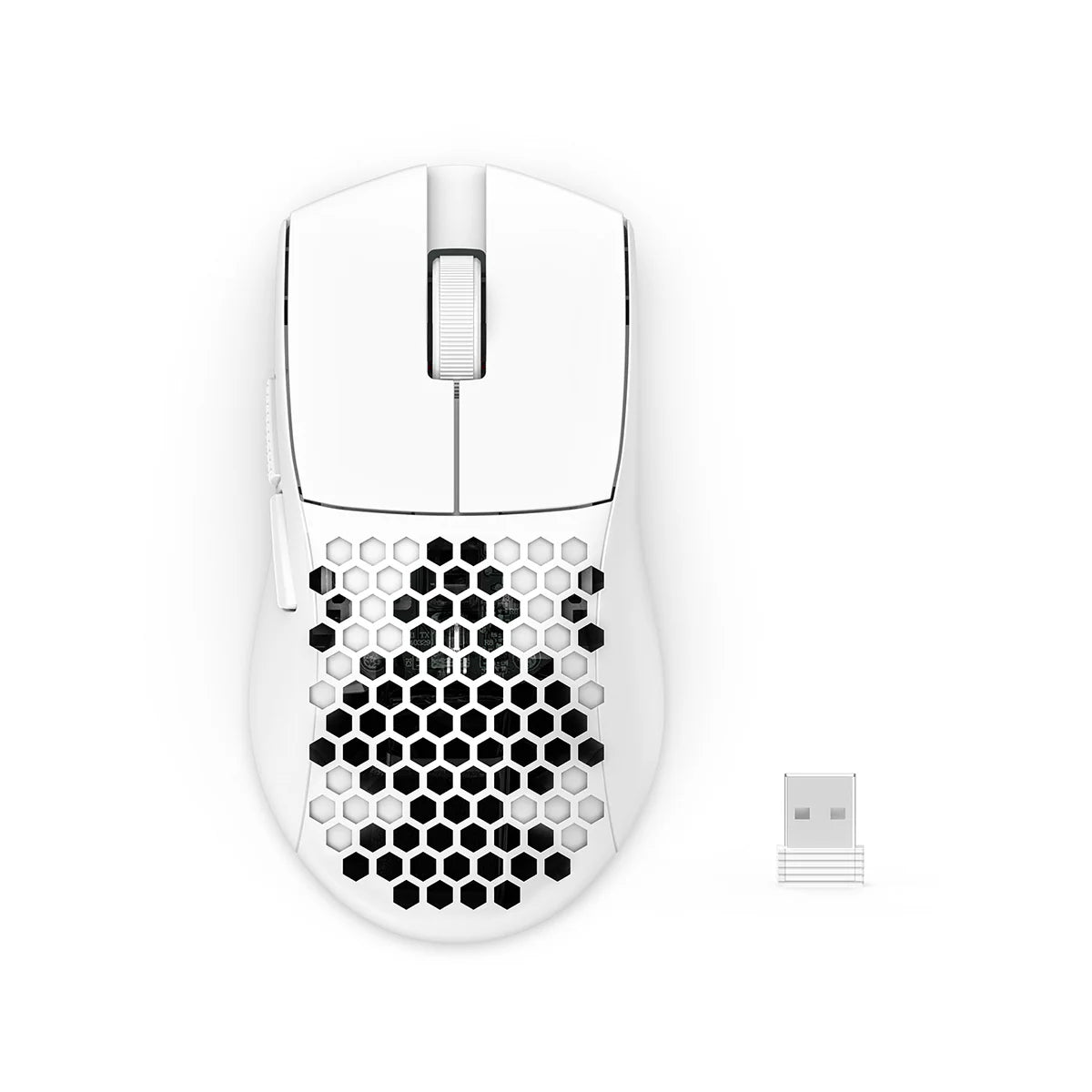 Redragon M725-LIT Astrolabe Lite 8000DPI 3-Modes Honeycomb Lightweight Gaming Mouse Black | White