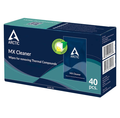Arctic Cooling MX Cleaner Wipes for removing Thermal Compounds (40 Pieces)