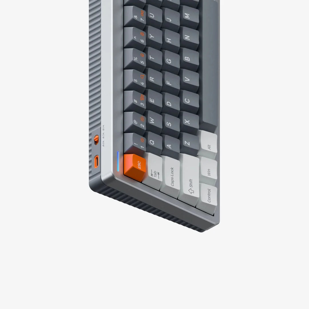 NuPhy® Halo65 HE RGB 67-Key Magnetic Switch Gaming Keyboard -  Space Gray / Magnetic Coral Switch