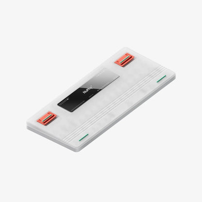 NuPhy® Air75 V2 QMK/VIA RGB Hot-Swappable 84-Key Wireless Mechanical Keyboard - Cowberry Switch / Ionic White