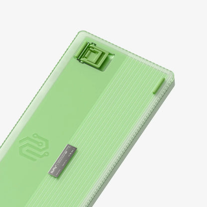 NuPhy® Halo96 V2 QMK/VIA RGB Hot-Swappable 99-Key Wireless Mechanical Keyboard - Silent Red Clear Top Switch / Mojito