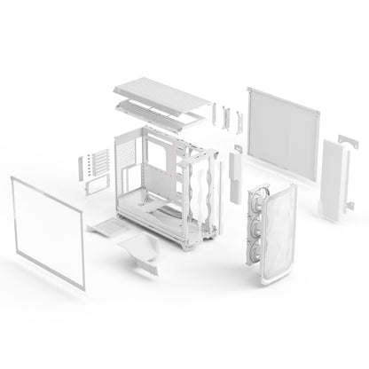 Fractal Design Meshify 3 XL Black/White RGB TG Light Tint