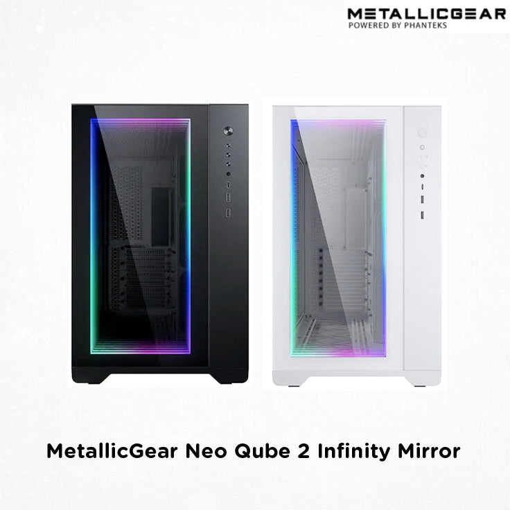 MetallicGear Neo Qube 2 Infinity Mirror Black I White