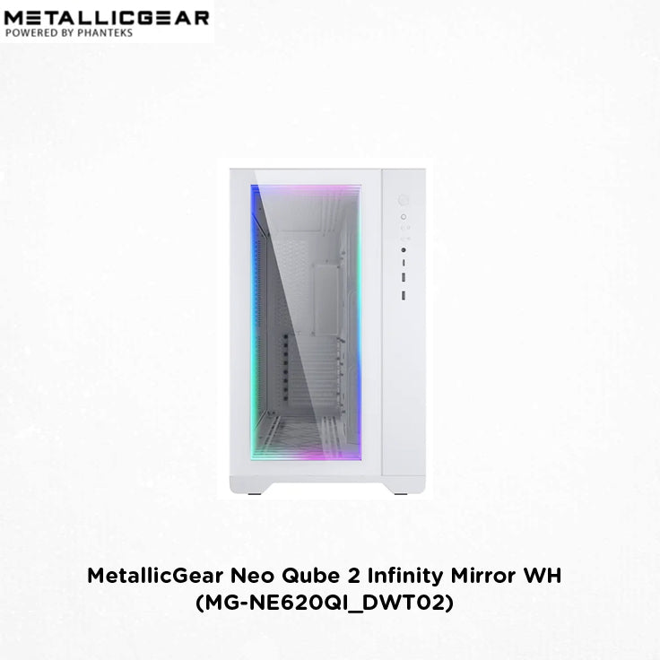 MetallicGear Neo Qube 2 Infinity Mirror Black I White
