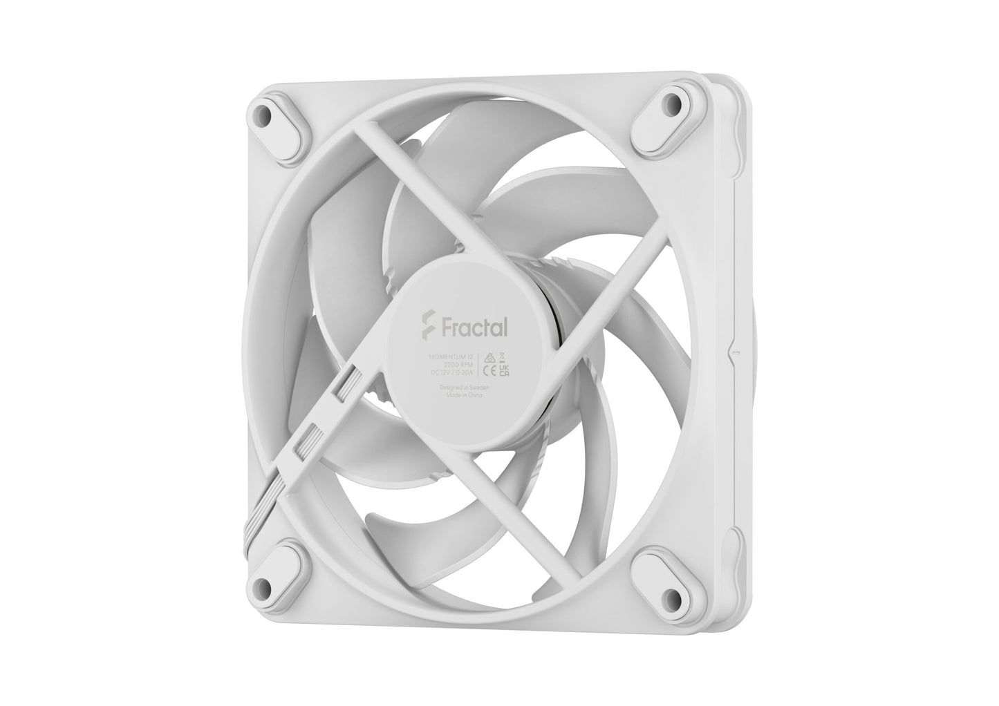 Fractal Design Momentum 12 Black/White 120mm Fan