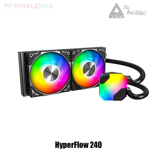 Montech HyperFlow ARGB 240mm AIO - Black