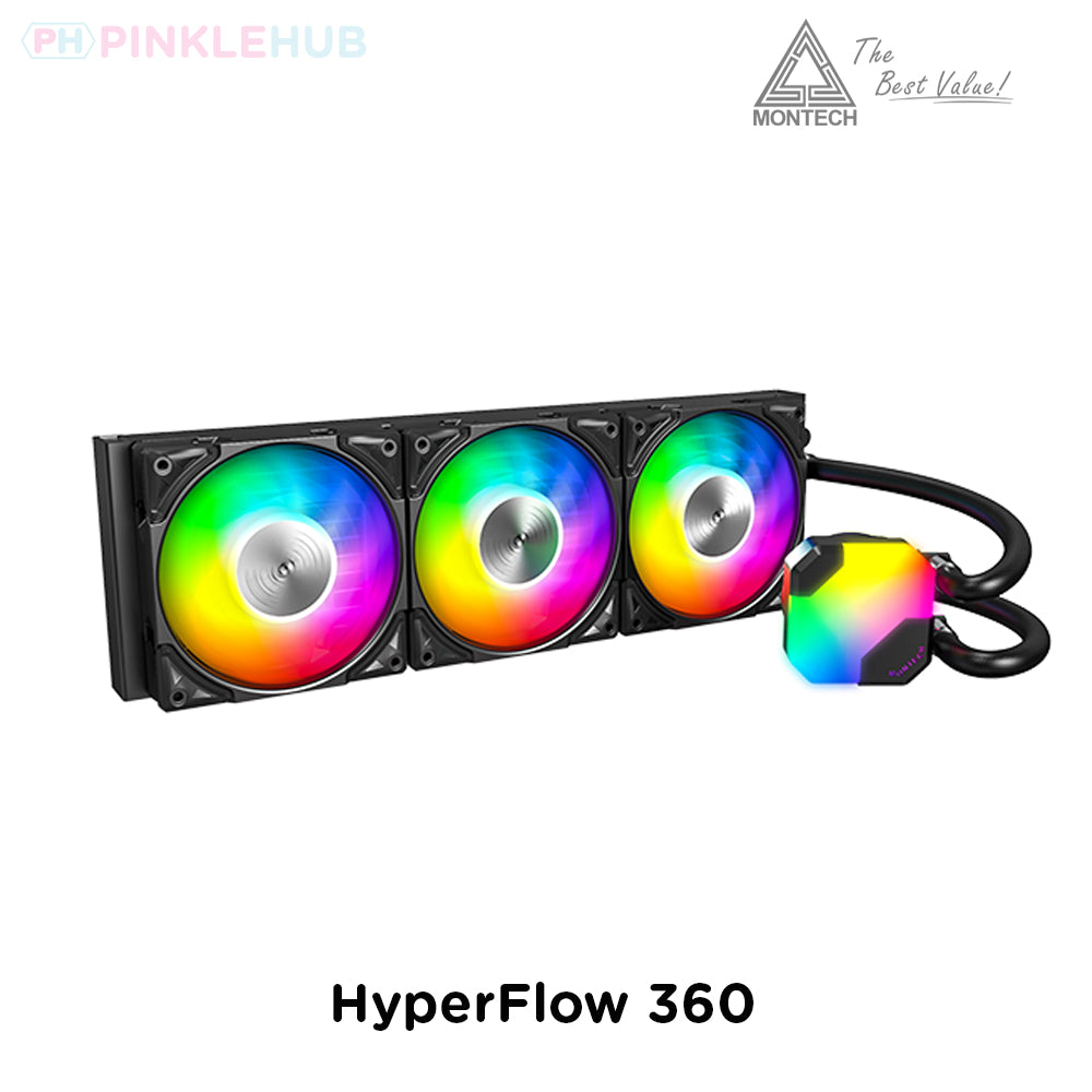 Montech HyperFlow ARGB 360mm AIO - Black