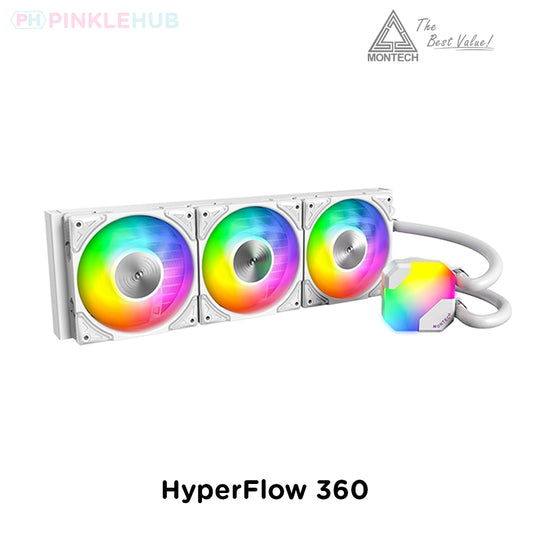 Montech HyperFlow ARGB 360mm AIO - White