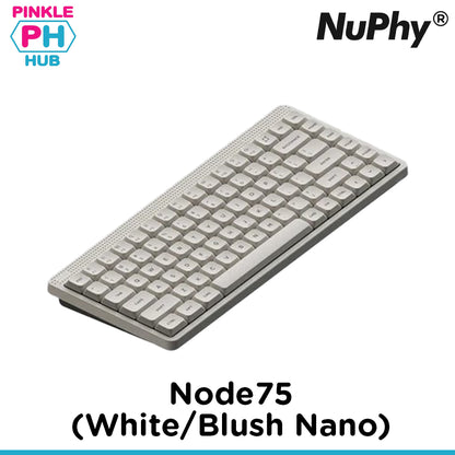 Nuphy Node75(White/Blush Nano)