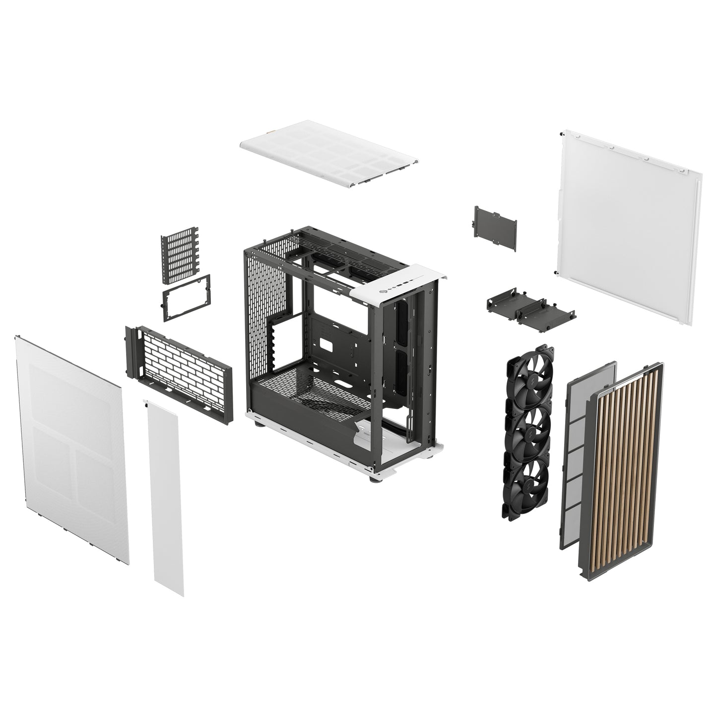 Fractal Design North XL Chalk White - Mesh