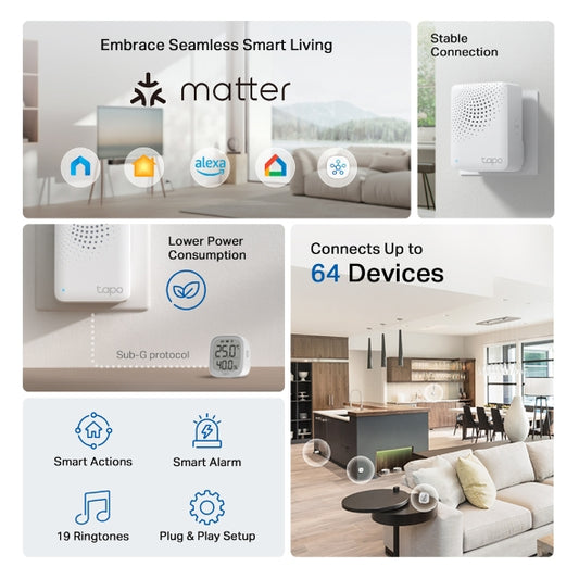 Tp-Link Tapo H100 I Smart Hub with Chime