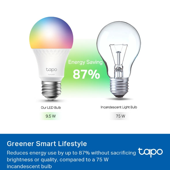 Tp-Link Tapo L535E I Smart WiFi Light Bulb, Multicolor