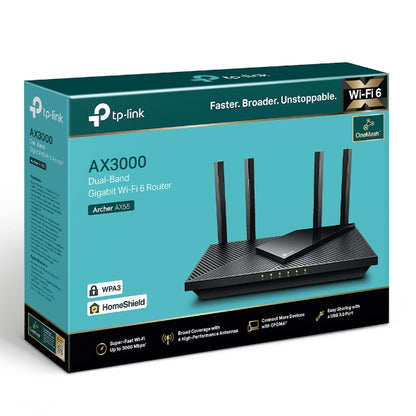 Tp-Link Archer AX55 I AX3000 Dual Band Gigabit Wi-Fi 6 Router