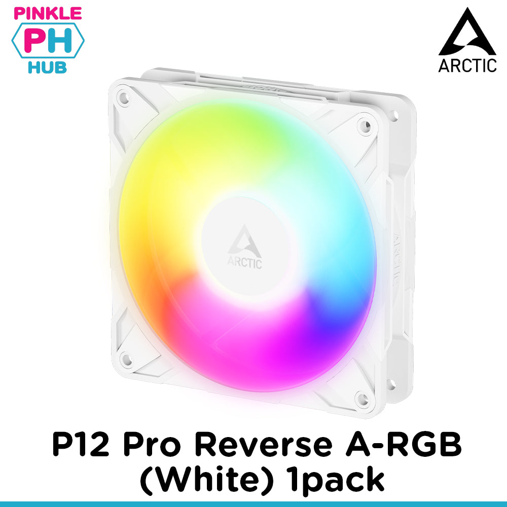 Arctic P12 Pro Reverse A-RGB (White)