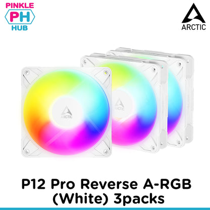 Arctic P12 Pro Reverse A-RGB (White)