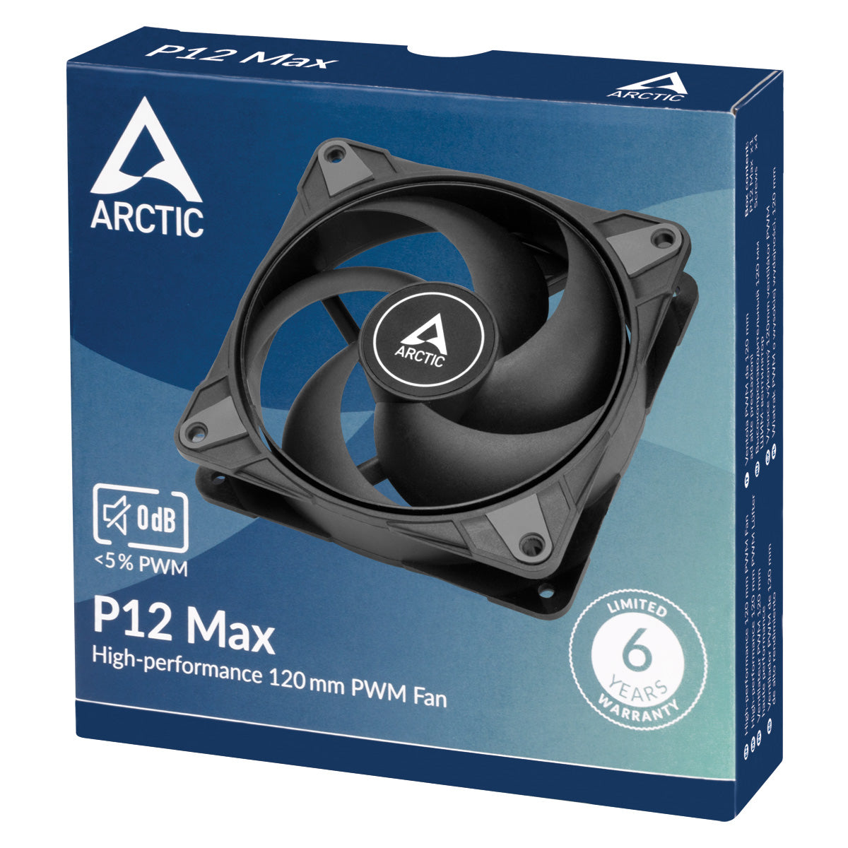 Arctic P12 Max 120 mm High-Speed PWM Fan (ACFAN00280A)