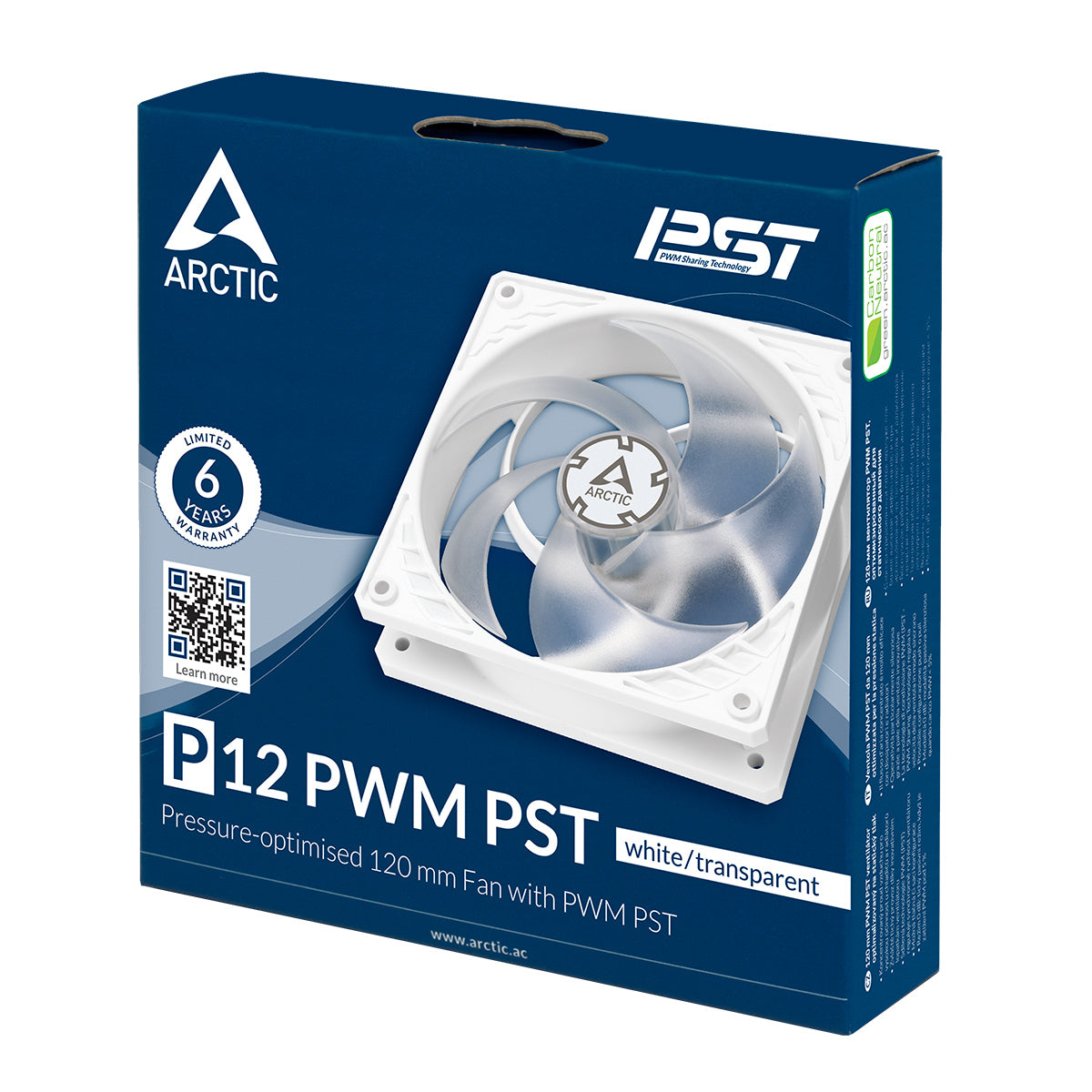 Arctic P12 PWM PST Pressure-Optimised 120 mm Fan with PWM PST