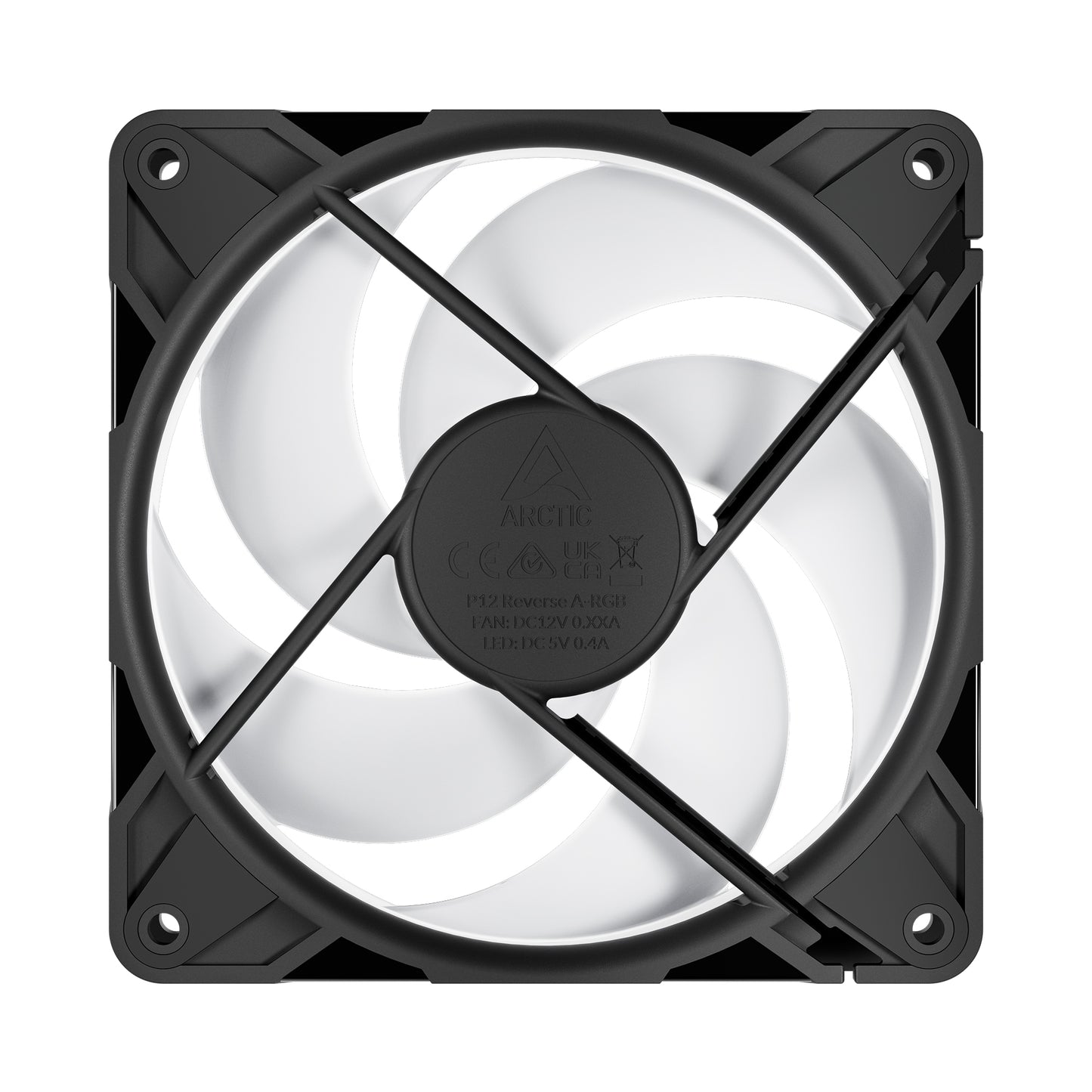 Arctic P12 Pro Reverse A-RGB 120 mm A-RGB PWM Fan with Cable Splitter