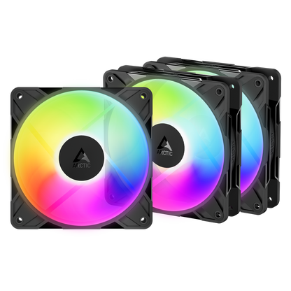 Arctic P12 Pro Reverse A-RGB 120 mm A-RGB PWM Fan with Cable Splitter