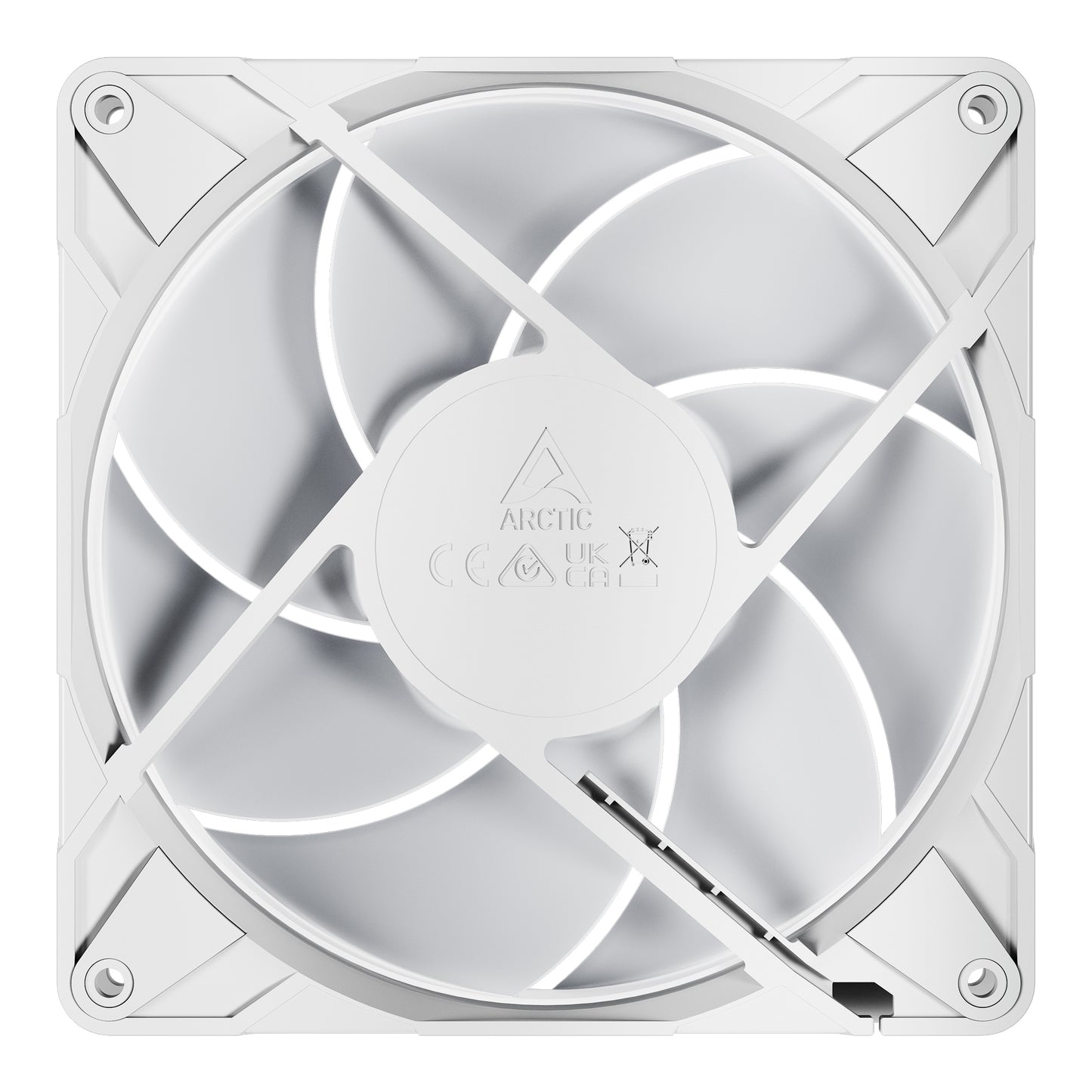 ARCTIC P14 Pro A-RGB - 3 Pack 140 mm A-RGB PWM Fan with Cable Splitter - White