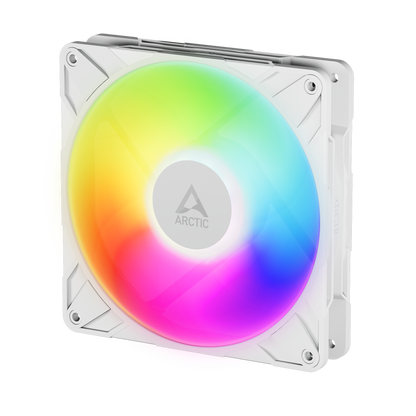 ARCTIC P14 Pro A-RGB - 3 Pack 140 mm A-RGB PWM Fan with Cable Splitter - White