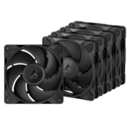 ARCTIC P14 Pro PST - 5 Pack 140 mm PWM Fan with Cable Splitter Black