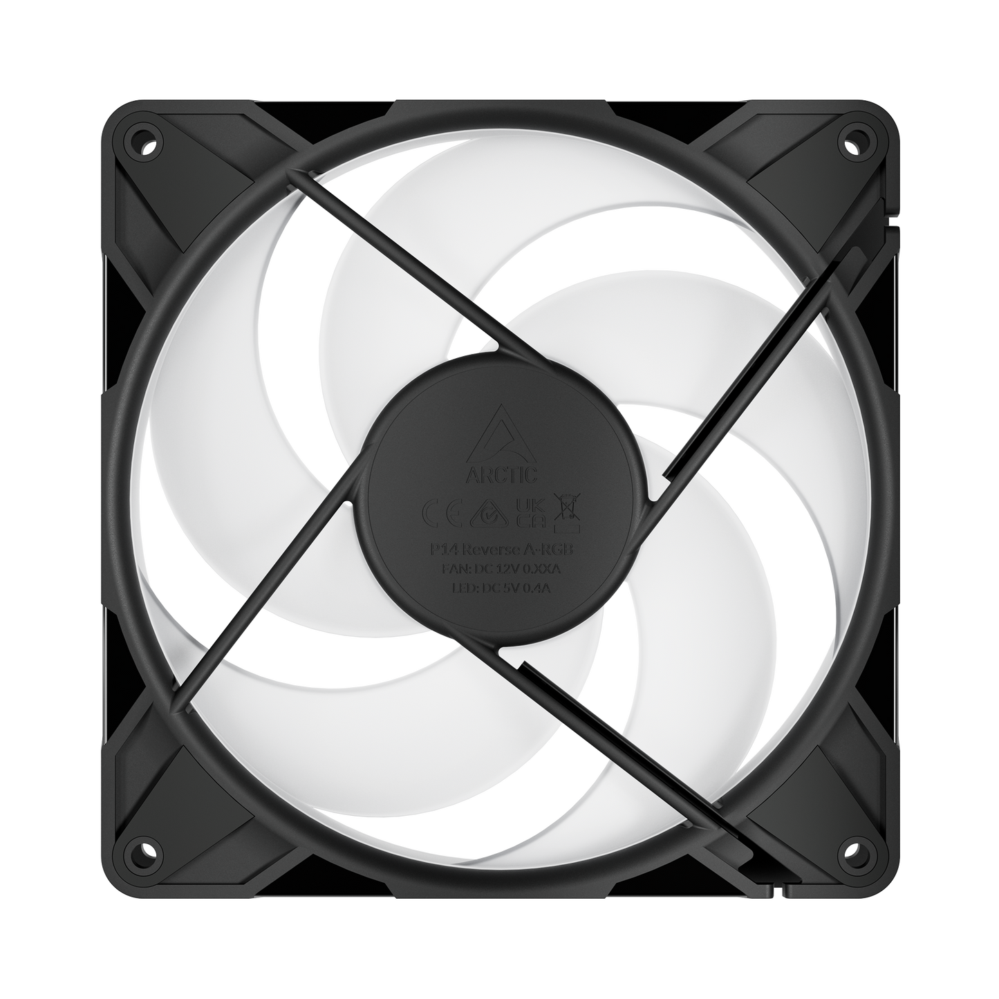 Arctic P14 Pro Reverse A-RGB 140 mm A-RGB PWM Fan with Cable Splitter