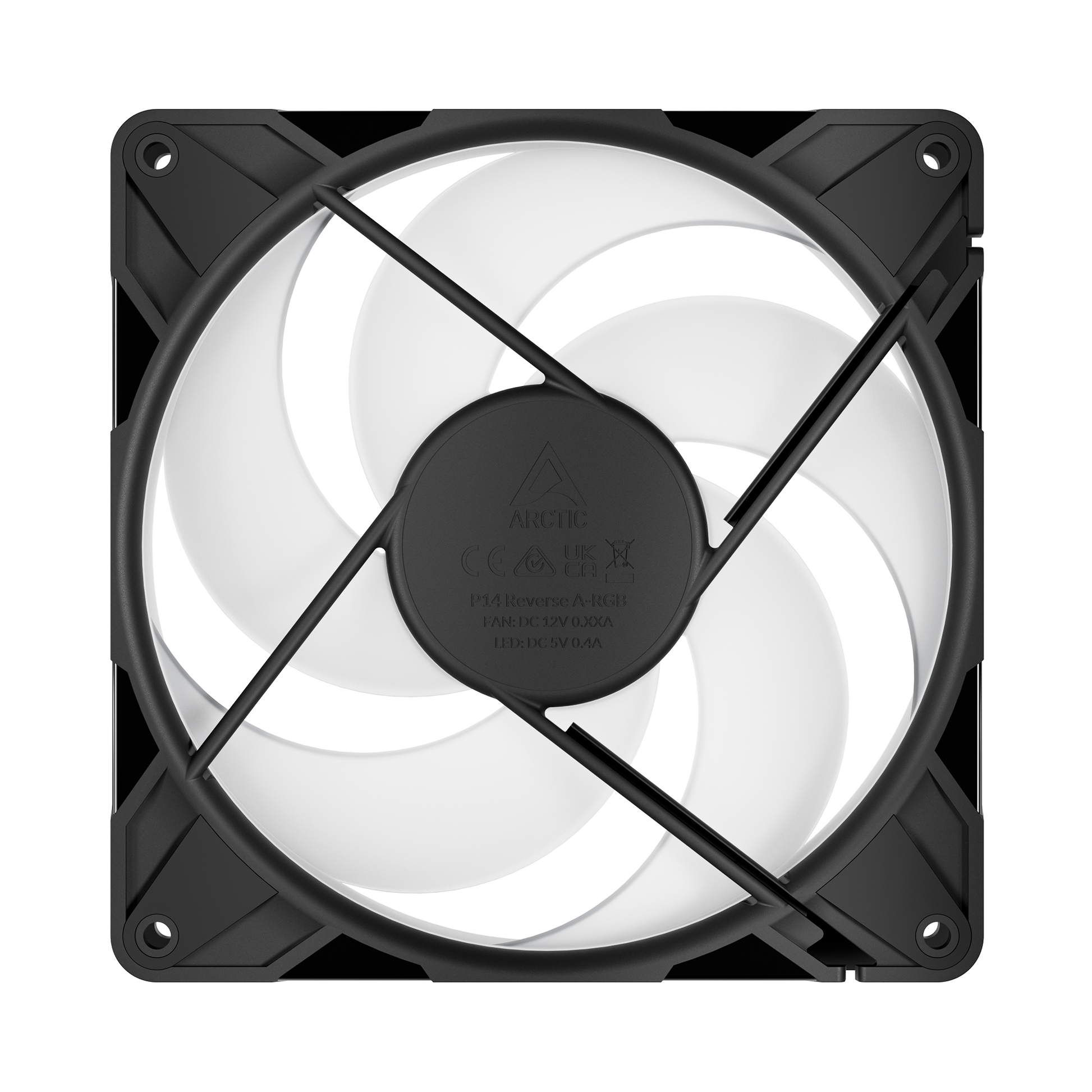 Arctic P14 Pro Reverse A-RGB 140 mm A-RGB PWM Fan with Cable Splitter