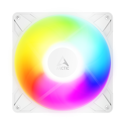 Arctic P14 Pro Reverse A-RGB (White) 140 mm A-RGB PWM Fan with Cable Splitter