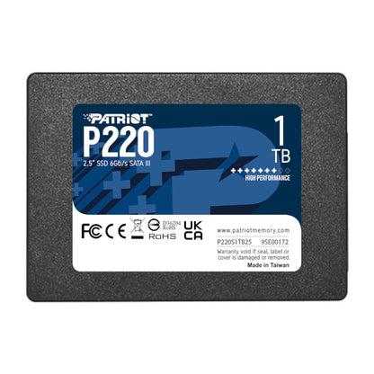 Patriot P220 2.5" SSD SATA III 1TB/2TB