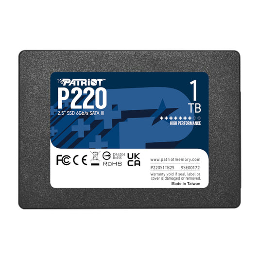 Patriot P220 2.5" SSD SATA III 1TB/2TB