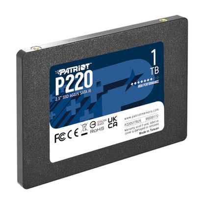Patriot P220 2.5" SSD SATA III 1TB/2TB