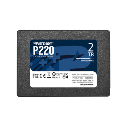 Patriot P220 2.5" SSD SATA III 1TB/2TB