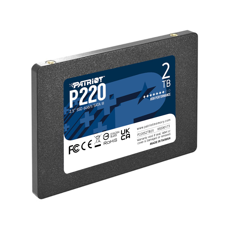 Patriot P220 2.5" SSD SATA III 1TB/2TB