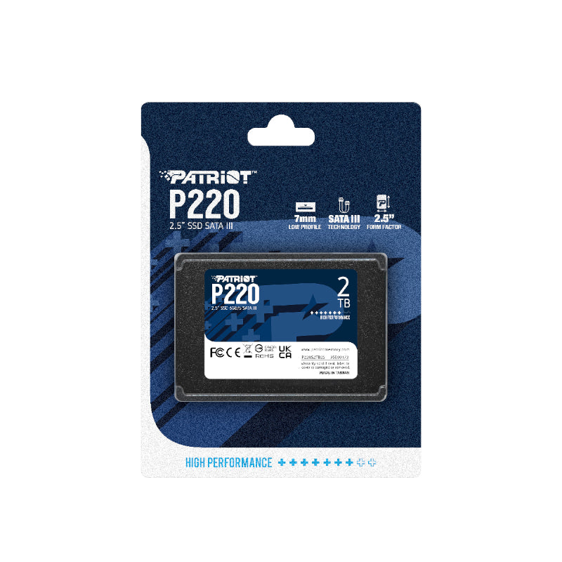 Patriot P220 2.5" SSD SATA III 1TB/2TB