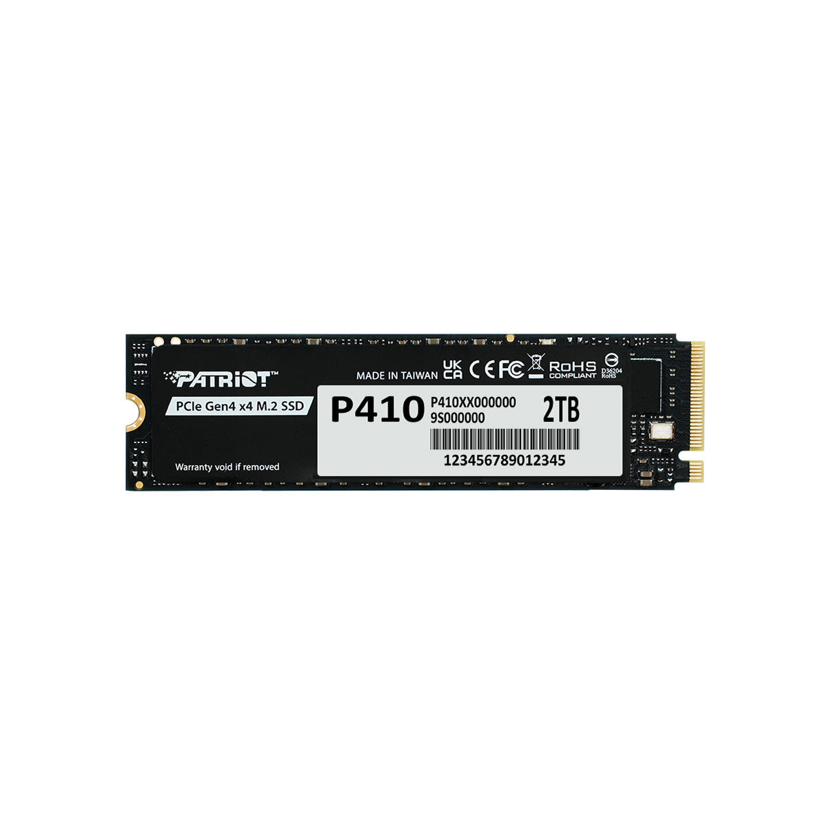 Patriot P410 m.2 2280 PCIe Gen4 x4 SSD - 1TB/2TB