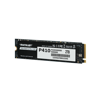 Patriot P410 m.2 2280 PCIe Gen4 x4 SSD - 1TB/2TB