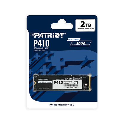 Patriot P410 m.2 2280 PCIe Gen4 x4 SSD - 1TB/2TB